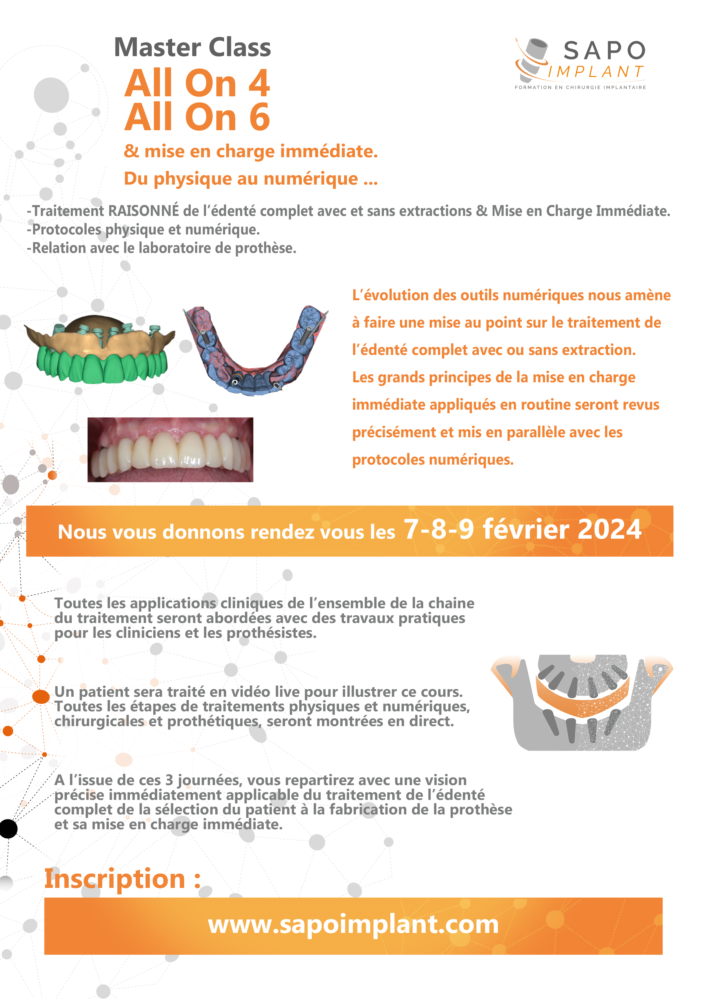 Extraction implantation et provisoire immédiates